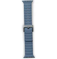 Apple Watch 42mm Magnus Mıknatıslı Silikon Kordon - Mavi