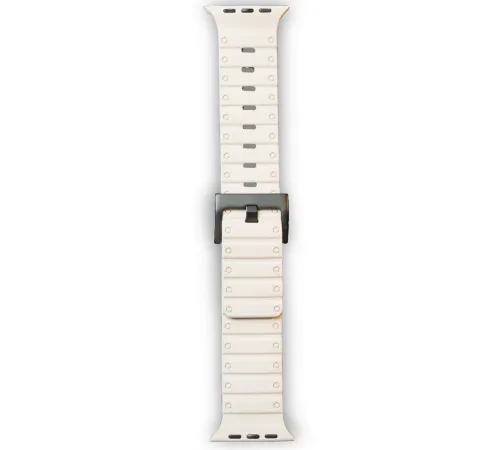 Apple Watch 42mm Magnus Mıknatıslı Silikon Kordon - Yıldız Işığı