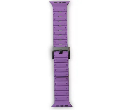 Apple Watch 42mm Magnus Mıknatıslı Silikon Kordon - Mor