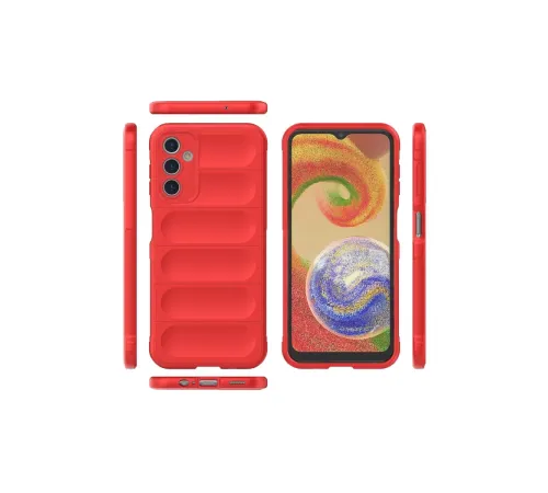 Samsung Galaxy A14 4G Kılıf Optimum Silikon - Kırmızı