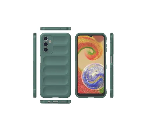 Samsung Galaxy A14 4G Kılıf Optimum Silikon - Koyu Yeşil