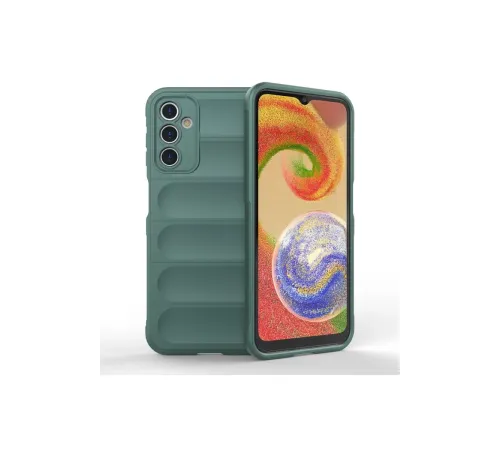 Samsung Galaxy A14 4G Kılıf Optimum Silikon - Koyu Yeşil