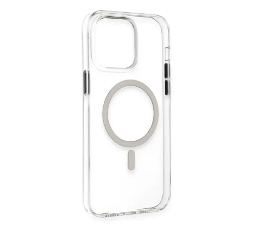 Apple iPhone 14 Pro Max Kılıf Tron Şeffaf Magsafe Kapak - Şeffaf