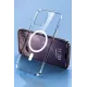 Apple iPhone 14 Pro Max Kılıf Tron Şeffaf Magsafe Kapak - Şeffaf