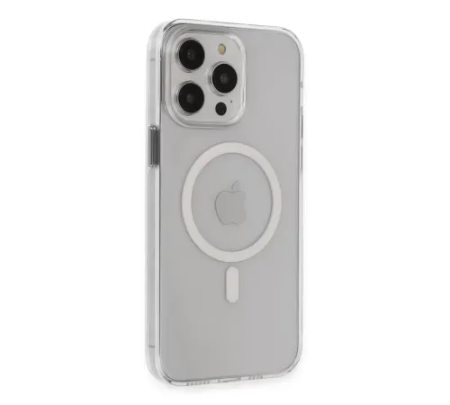 Apple iPhone 14 Pro Max Kılıf Tron Şeffaf Magsafe Kapak - Şeffaf