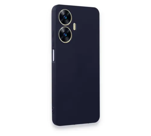 Realme C55 Kılıf First Silikon - Lacivert