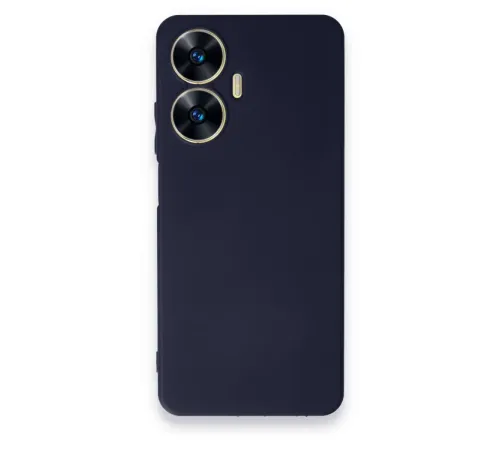 Realme C55 Kılıf First Silikon - Lacivert