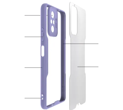 Xiaomi Redmi Note 10 Pro Kılıf Platin Silikon - Sarı