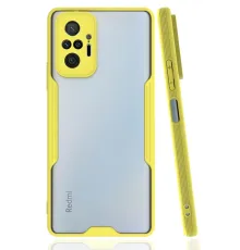 Xiaomi Redmi Note 10 Pro Kılıf Platin Silikon - Sarı