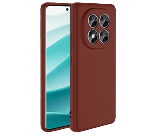 Redmi Note 14 Pro 5G Kılıf First Silikon - Bordo
