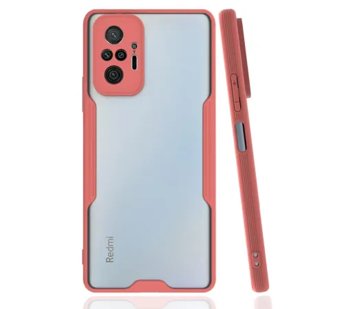 Xiaomi Redmi Note 10 Pro Kılıf Platin Silikon - Pembe