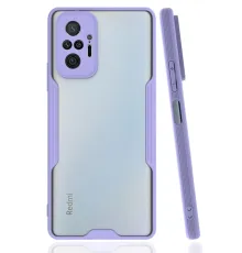 Xiaomi Redmi Note 10 Pro Kılıf Platin Silikon - Lila