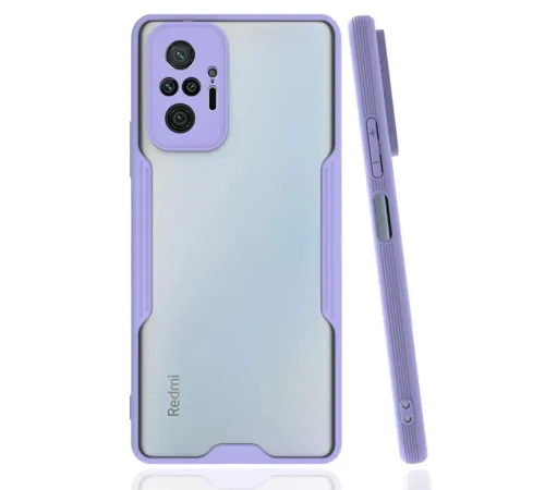 Xiaomi Redmi Note 10 Pro Kılıf Platin Silikon - Lila