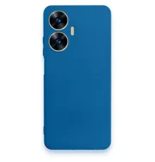 Realme C55 Kılıf First Silikon - Mavi