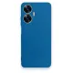 Realme C55 Kılıf First Silikon - Mavi