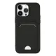 Apple iPhone 14 Pro Kılıf Kelvin Kartvizitli Silikon - Siyah