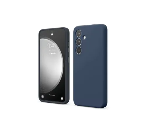 Samsung Galaxy A14 4G Kılıf First Silikon - Lacivert