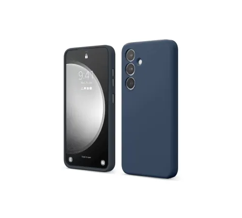 Samsung Galaxy A14 4G Kılıf First Silikon - Lacivert