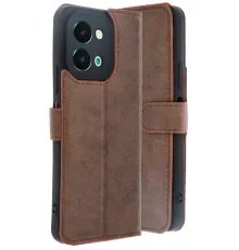 Vivo Y28 Kılıf Trend S Plus Kapaklı Kılıf - Taba