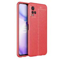 Vivo Y21S Kılıf Auto Focus Kapak - Kırmızı