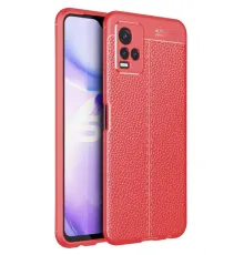 Vivo Y21S Kılıf Auto Focus Kapak - Kırmızı