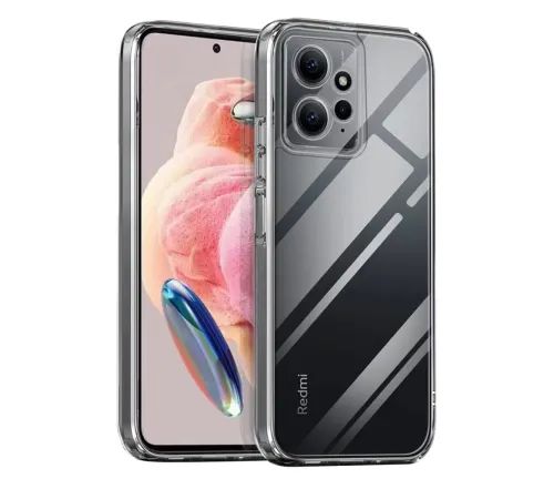 Xiaomi Redmi Note 12 4G Kılıf Lüx Şeffaf Silikon