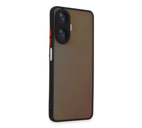 Realme C55 Kılıf Montreal Silikon Kapak - Siyah