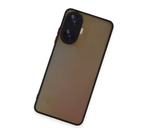 Realme C55 Kılıf Montreal Silikon Kapak - Siyah