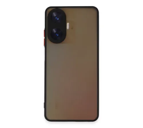 Realme C55 Kılıf Montreal Silikon Kapak - Siyah