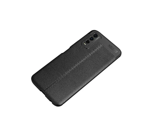 Vivo Y11S Kılıf Auto Focus Kapak - Siyah