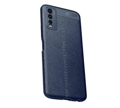 Vivo Y11S Kılıf Auto Focus Kapak - Lacivert