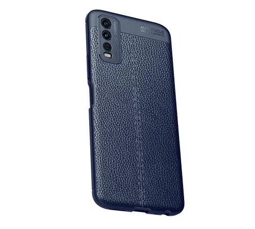 Vivo Y11S Kılıf Auto Focus Kapak - Lacivert