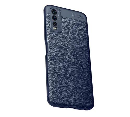 Vivo Y11S Kılıf Auto Focus Kapak - Lacivert
