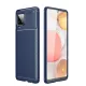 Samsung Galaxy A22 Kılıf Auto Focus Karbon Kapak - Lacivert