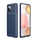 Samsung Galaxy A22 Kılıf Auto Focus Karbon Kapak - Lacivert