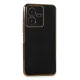 Vivo Y22 2022 Kılıf Volet Silikon - Siyah