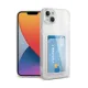 Apple iPhone 14 Kılıf Kart Şeffaf Silikon - Şeffaf