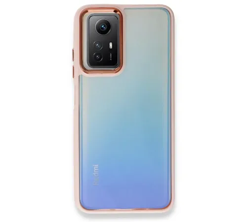 Xiaomi Redmi Note 12S Kılıf Dora Kapak - Pudra