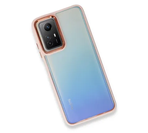 Xiaomi Redmi Note 12S Kılıf Dora Kapak - Pudra