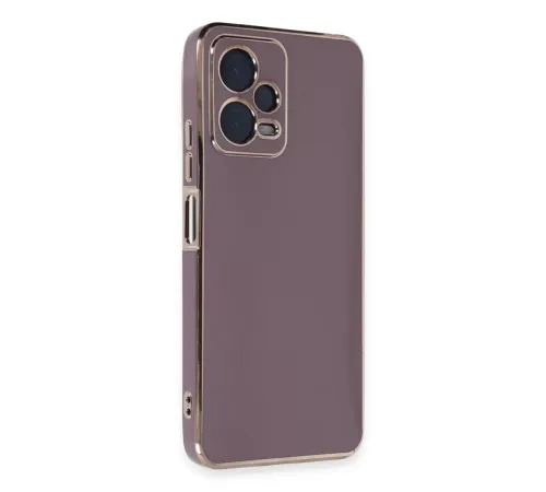 Xiaomi Poco X5 5G Kılıf Volet Silikon - Mor