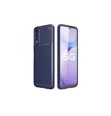 Vivo Y11S Kılıf Auto Focus Karbon Kapak - Lacivert