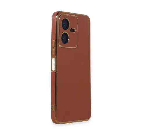 Vivo Y22 2022 Kılıf Volet Silikon - Kırmızı