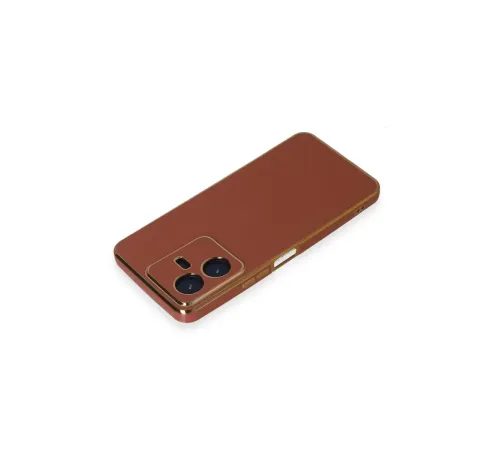 Vivo Y22 2022 Kılıf Volet Silikon - Kırmızı
