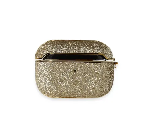 Apple Airpods Pro 2 (2.nesil) Spell Simli Kılıf - Gold