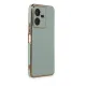 Vivo Y22 2022 Kılıf Volet Silikon - Açık Yeşil