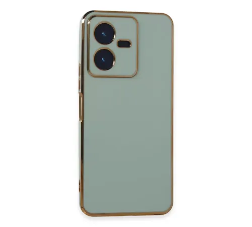 Vivo Y22 2022 Kılıf Volet Silikon - Açık Yeşil