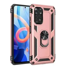 Xiaomi Redmi Note 12S Kılıf Sofya Yüzüklü Silikon Kapak - Rose