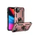 Apple iPhone 14 Plus Kılıf Sofya Yüzüklü Silikon Kapak - Rose