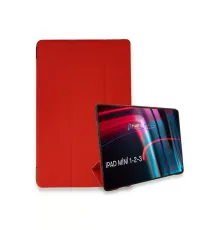 Apple iPad Mini 3 Kılıf Tablet Smart Kılıf - Kırmızı
