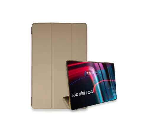 Apple iPad Mini 3 Kılıf Tablet Smart Kılıf - Gold